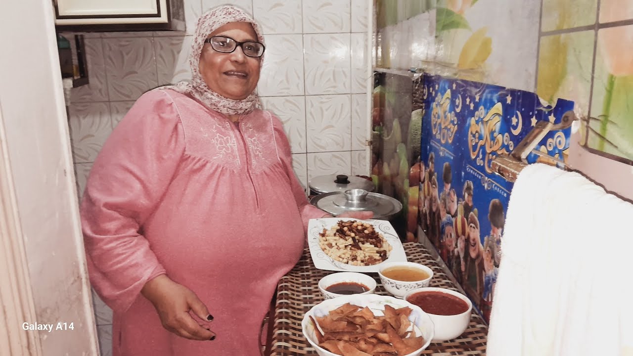 طريقة عمل الكشري المصري 🥘 والعيش المحمص🫓 تعالوا شوفوا الطريقة💯‼️
