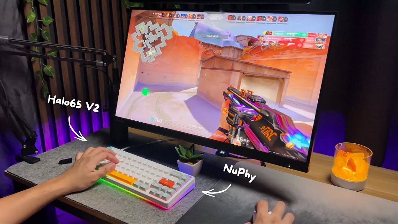 NuPhy Halo65 V2 Unboxing w/ Valorant POV gameplay
