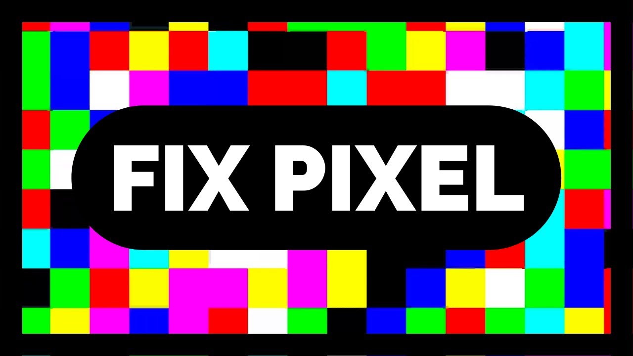 ✅ COMO REPARAR PIXELES MUERTOS, PIXELES QUEMADOS, PANTALLA FANTASMA