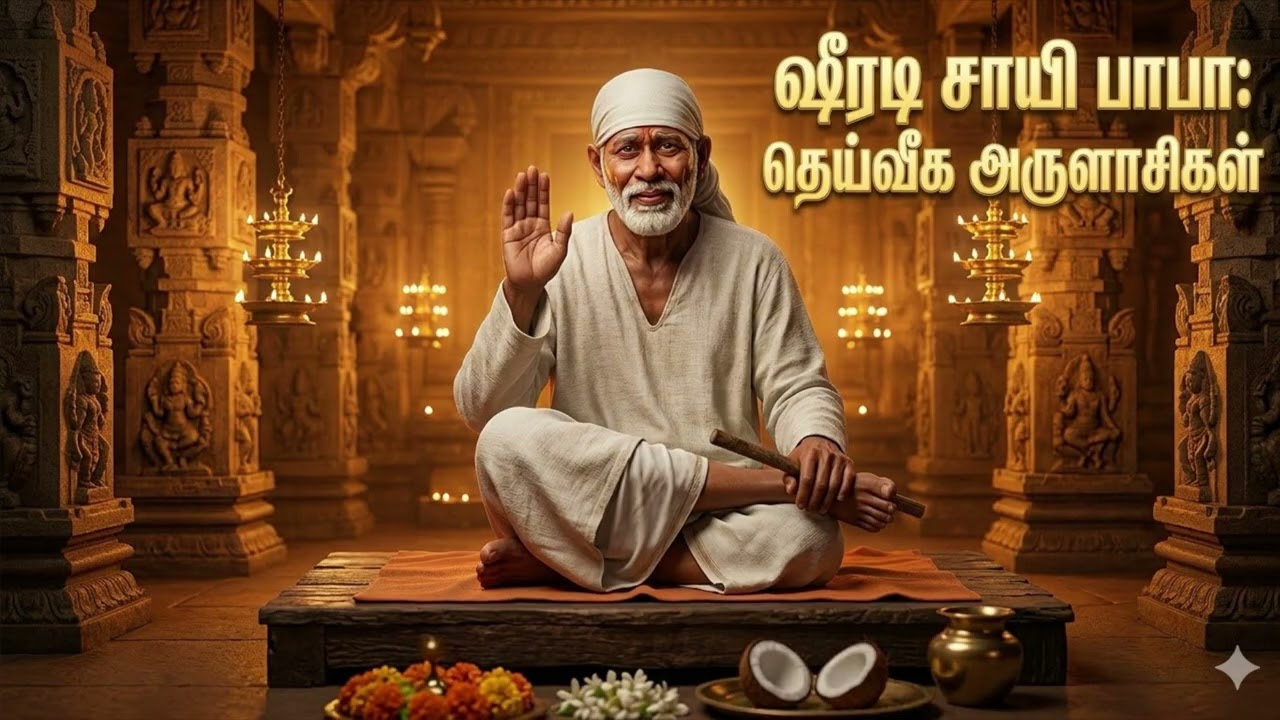 உருக வைக்கும் சாய்பாபா பாடல் | Shirdi Sai Baba Devotional Song in Tamil 🙏✨