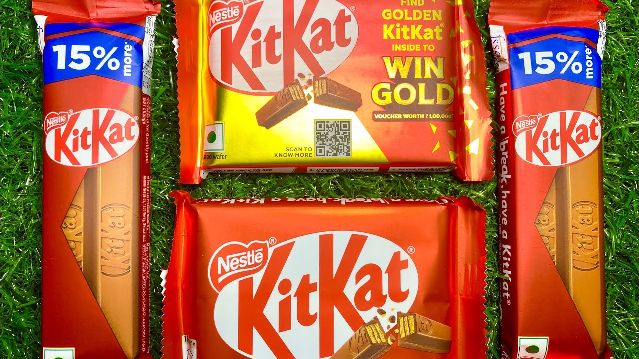 4 varieties of Nestle KitKat Chocolate unboxing (ASMR)  #subscribe #ytshorts #viralvideo #shorts 