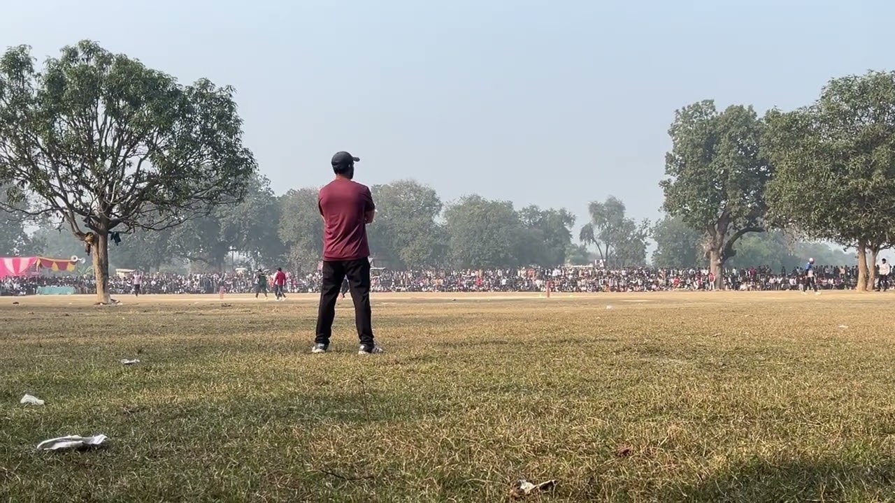 Bhanpur ￼ka final match Shiv Vidya Mandir school ka cricket ￼￼￼
