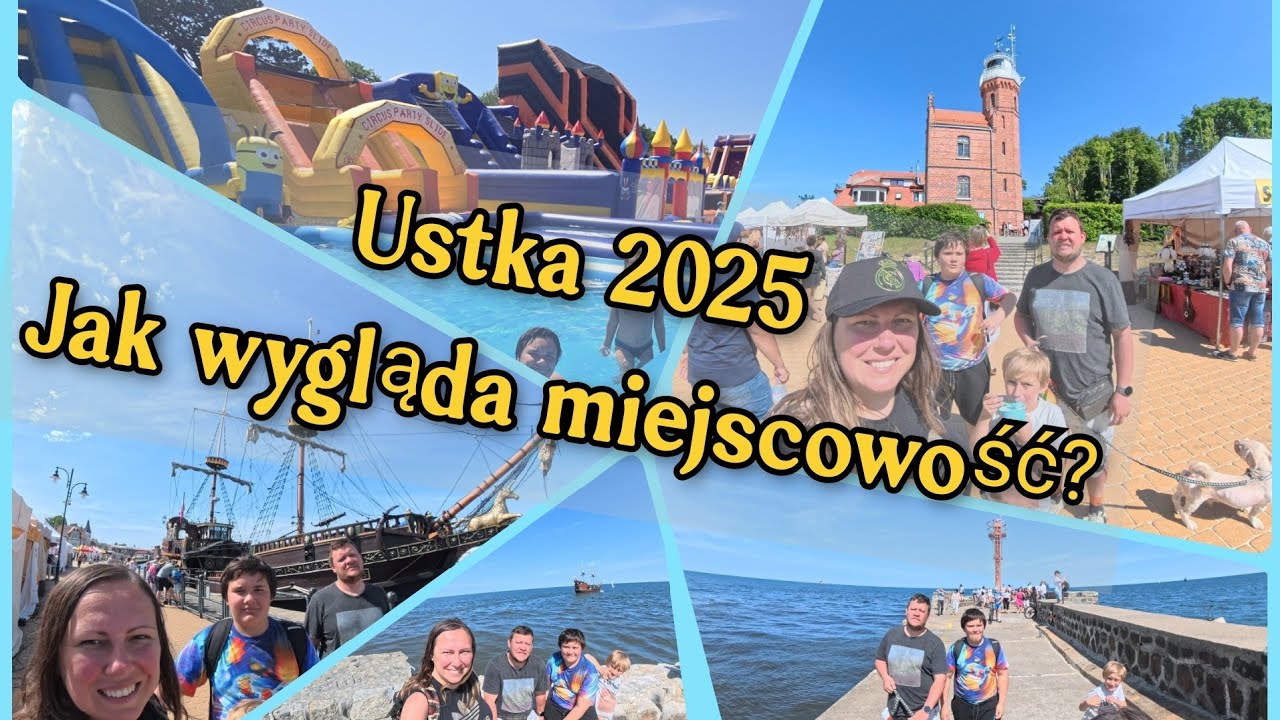 Ustka na weekend, wakacje nad morzem, Bałtyk, spacer po mieście, Walk around