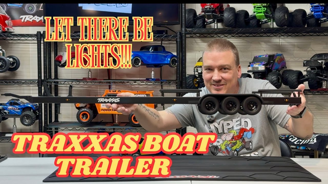 Traxxas Spartan Boat Trailer Light Install