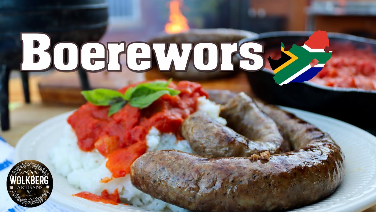 How to make Traditional Boerewors | South African sausage recipe | Braai | How to make sausage |
