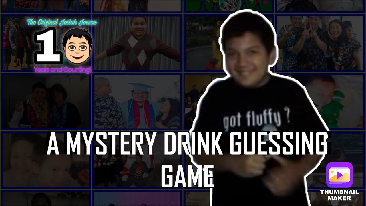 A Mystery Drink Guessing Game