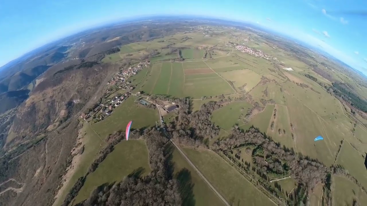 Vol parapente depuis Echevannes le 08 février 2026