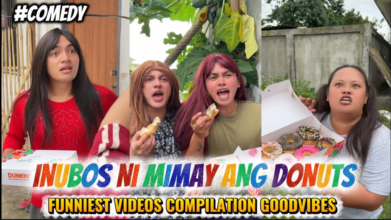 UMIIYAK SI MIMAY INUBOS NI ALEXA AT MEGAN ANG DONUTS🤣😂 | FUNNIEST VIDEOS COMPILATION GOODVIBES