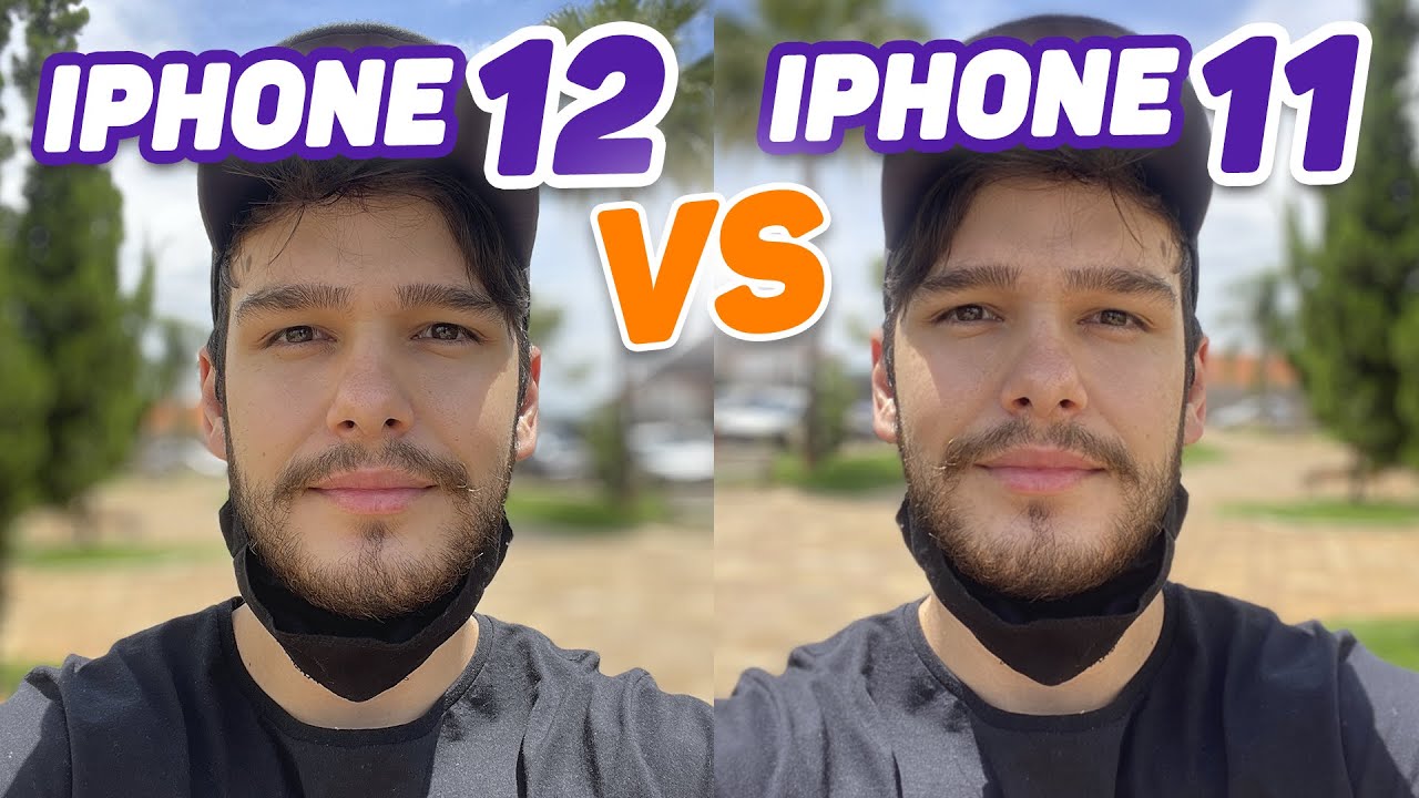IPHONE 12 vs IPHONE 11 - TESTE DE CÂMERA