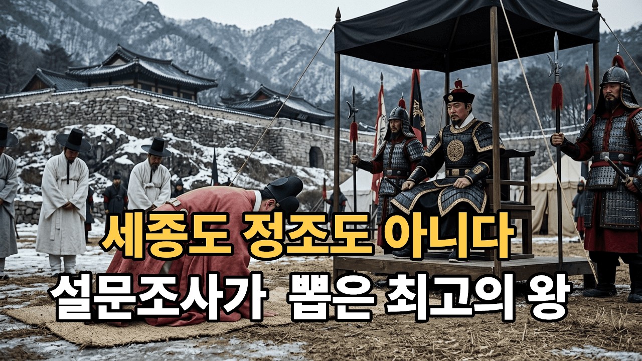 한국인 3천 명이 뽑은 조선 최고의 왕 1위, 충격적인 결과였다