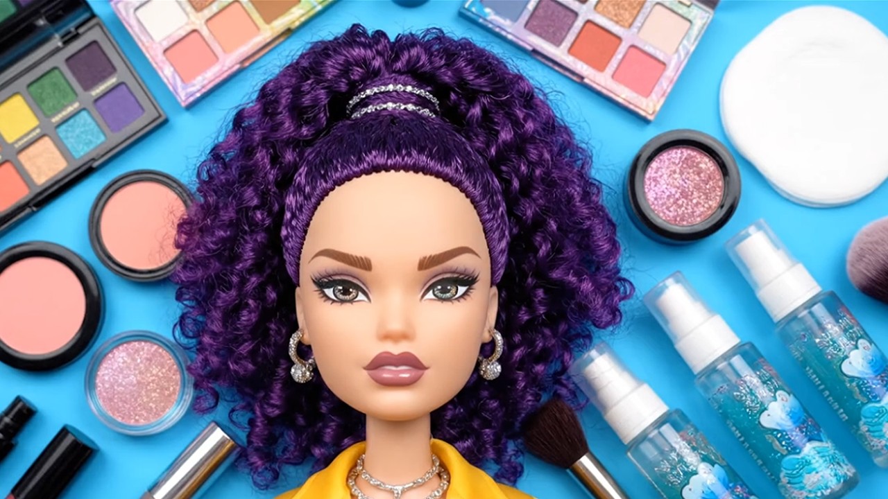 🌟 Rumi-Inspired Bold Glam Look | Relaxing ASMR Beauty ✨