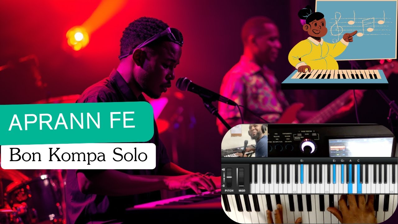 Aprann Fe Bon Kompa Solo - Aprann Jwe Kompa sou Keyboard