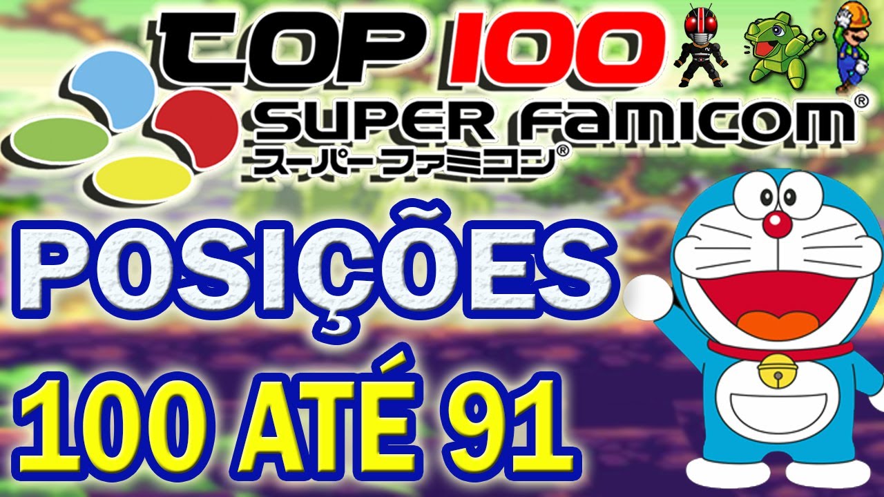 Top 100 Melhores Jogos de Super Famicom #Snestalgia Parte 1/10