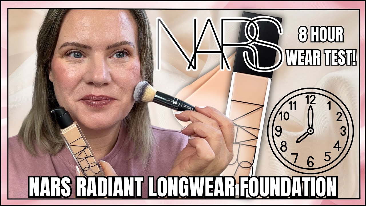 NARS Natural Radiant Longwear Foundation Review Oily & Dry Skin Tested & 8H Wear Test! | Clare Walch
