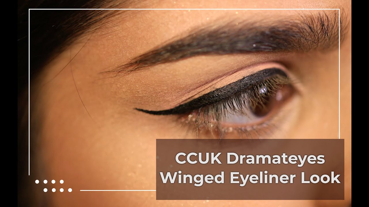 A Simple Winged Eyeliner Tutorial | British Cosmetics