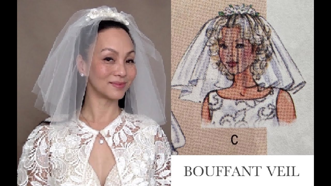 How to make a Shoulder Length Veil: Bouffant Veil Part 1