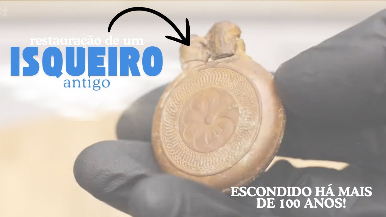 Restaura&ccedil;&atilde;o de um Isqueiro Antigo de Mais de 100 Anos | Processo Completo