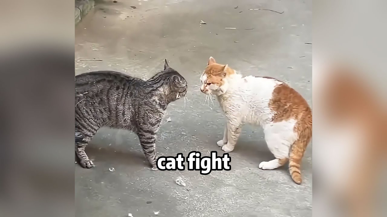 POV: First Time Witnessing a REAL Cat Fight. I’m Hooked. 🪑