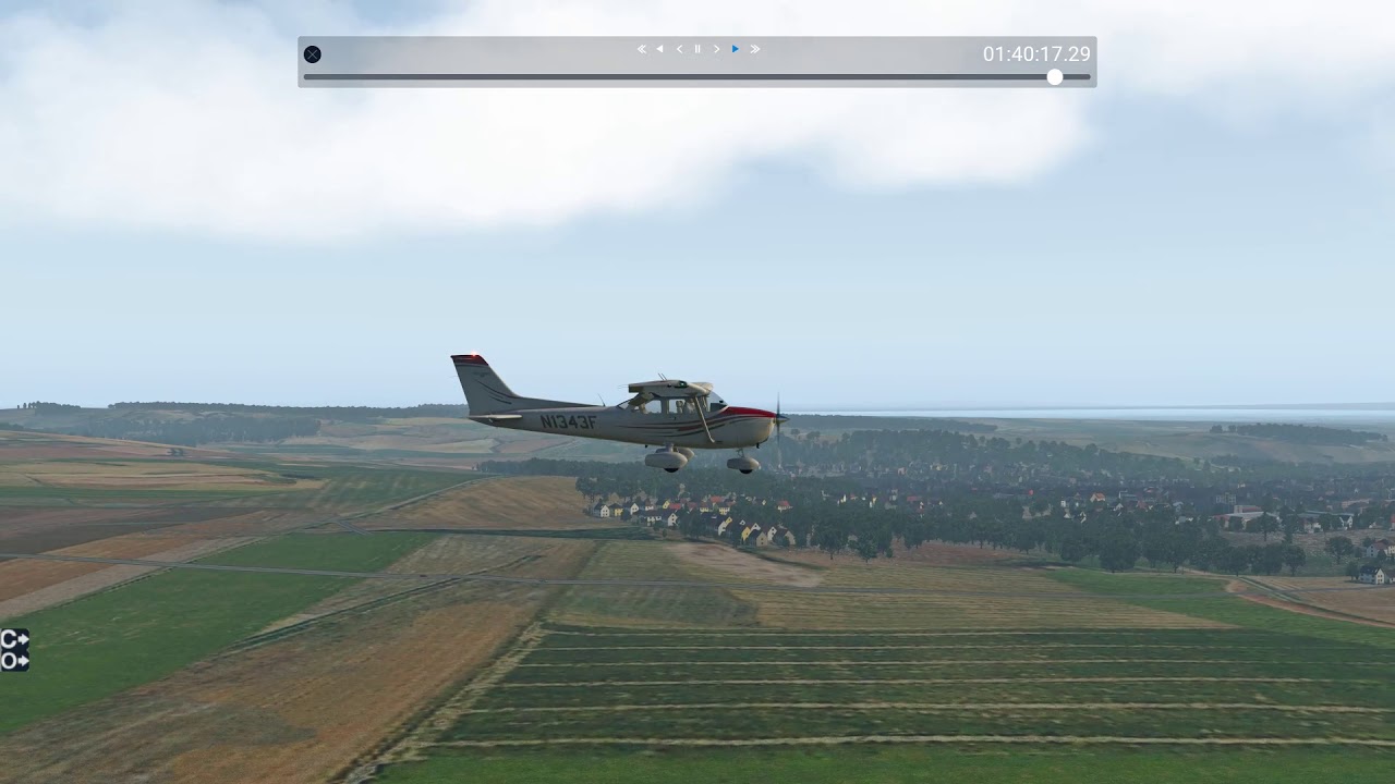 X-Plane 11 Anflug EDCO - Obermehler-Schlotheim
