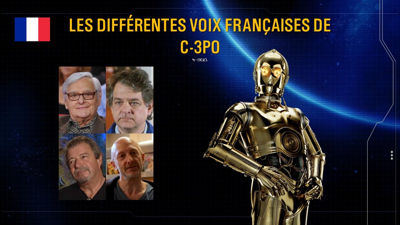 Les différentes voix françaises de C-3PO