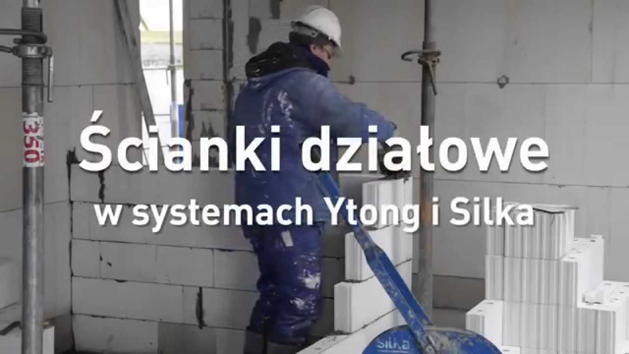 Scianki działowe w systemach Ytong i Silka Xella