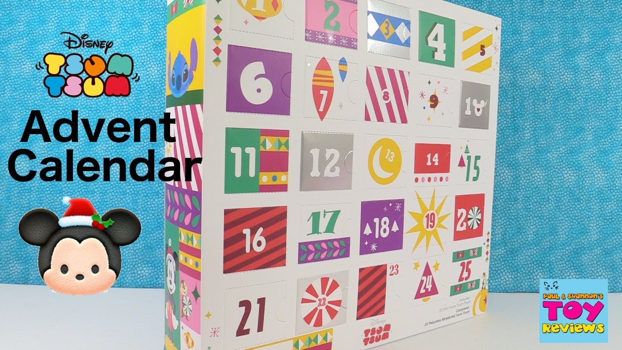 Disney Tsum Tsum Store Exclusive Plush Advent Calendar Unboxing | PSToyReviews