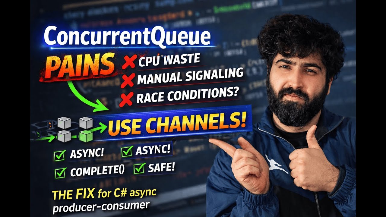 Stop Fighting ConcurrentQueue - Use Channels in C#