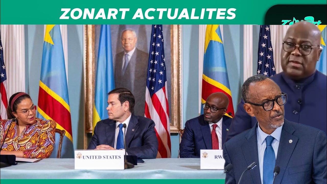 🚨EN DIRECT : SIGNATURE ACCORDS RDC- RWANDA ( 27 JUIN 2025 )