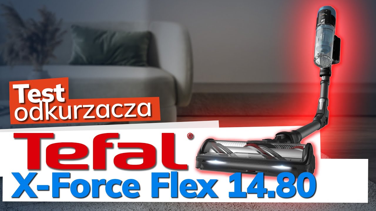 TEFAL X-Force Flex 14.80 Aerospin Aqua 🧹 TESTUJEMY odkurzacz PIONOWY z funkcją MOPOWANIA 🚰