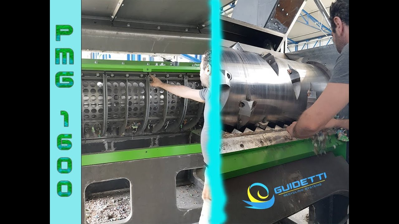 PRE SHREDDER PMG 1600 scrap copper cable recycling - rediators recycling