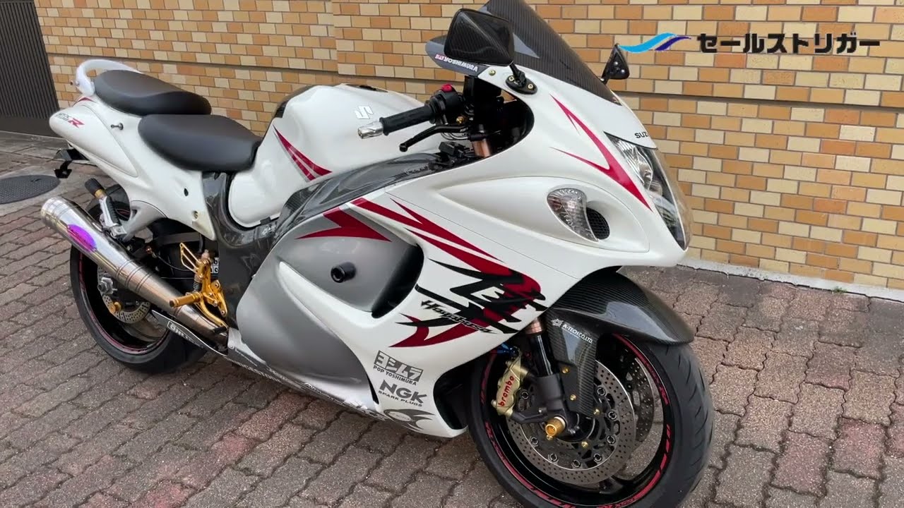 【カスタム満載】スズキ☆GSX1300R☆隼☆2型☆28,275km☆カーボン☆ブレンボ☆オーリンズ☆ETC☆車検:2年付き【ローン・全国発送OK】