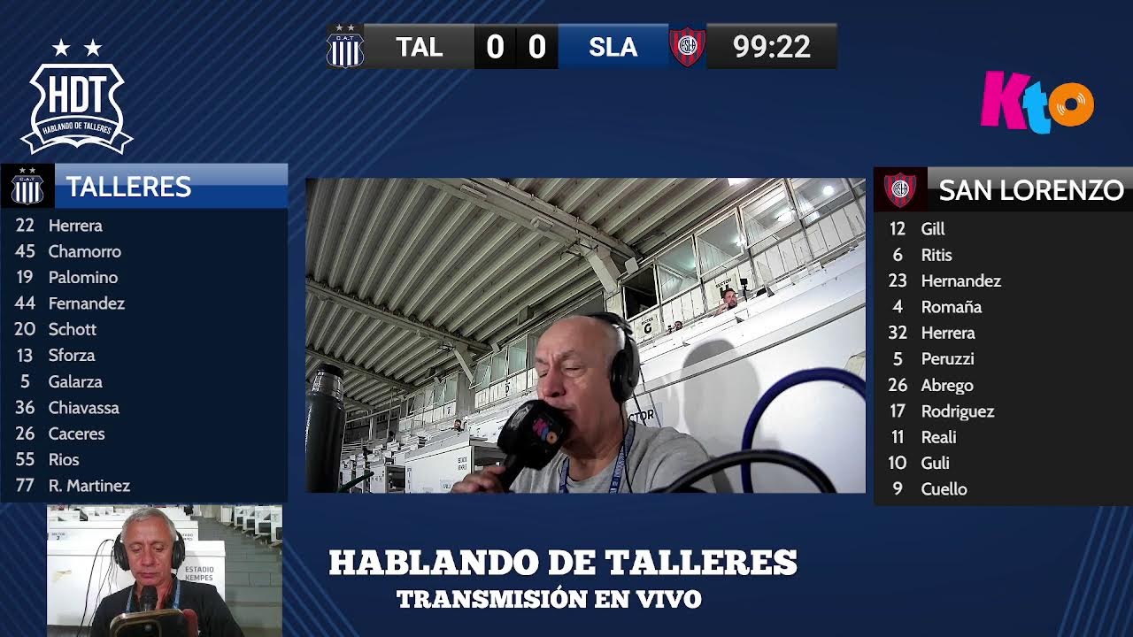 HDT- TALLERES vs SAN LORENZO