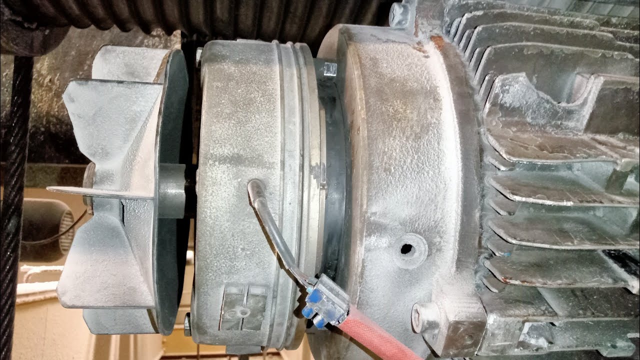 asansör - vinç yük motorunun (bobin) balata fren ayarının yapılması