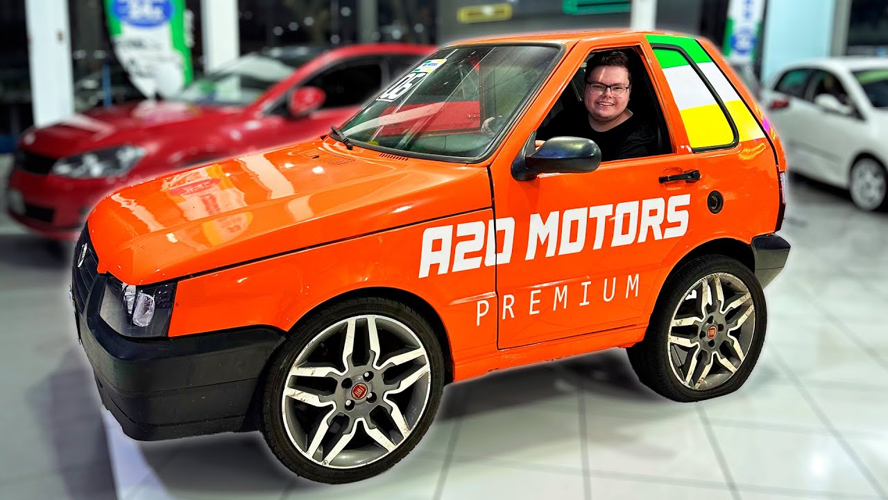 MINI FIAT UNO QUE FUNCIONA DE VERDADE