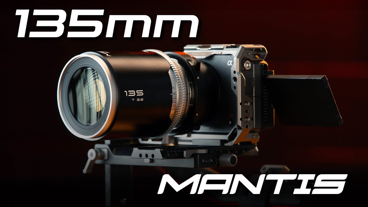 NEW Blazar MANTIS 135mm T3.2 1.33X FF Anamorphic lens | Blazar Lens Tests