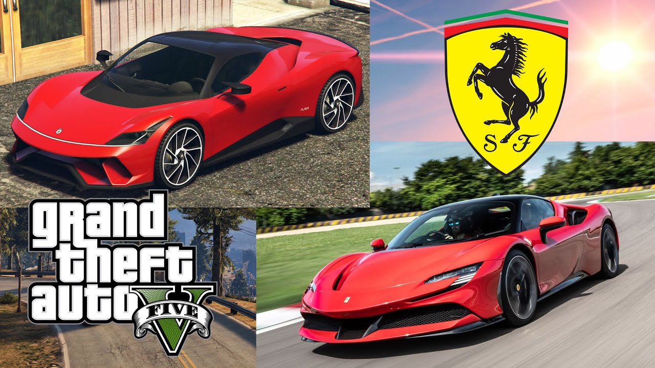 GTA V Cars In Real Life | Ferrari (2020)