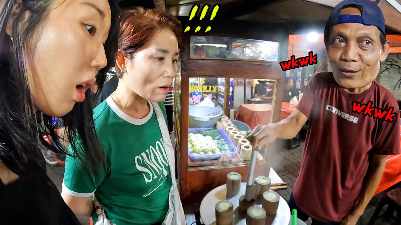 Keluarga Korea diajak jajanan malam Jakarta! Melongo Bingit!😂