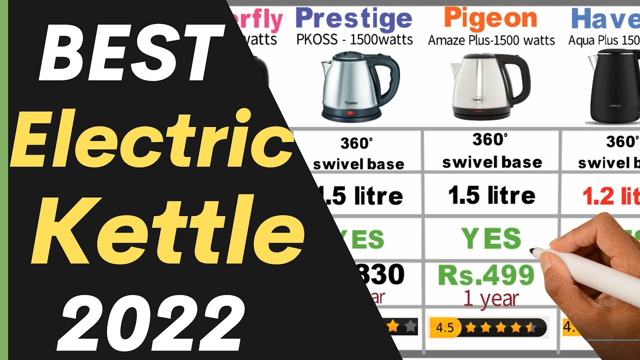 Best Electric Kettle 2022 | Electric kettles in India | Pigeon vs Prestige vs Butterfly Kettle