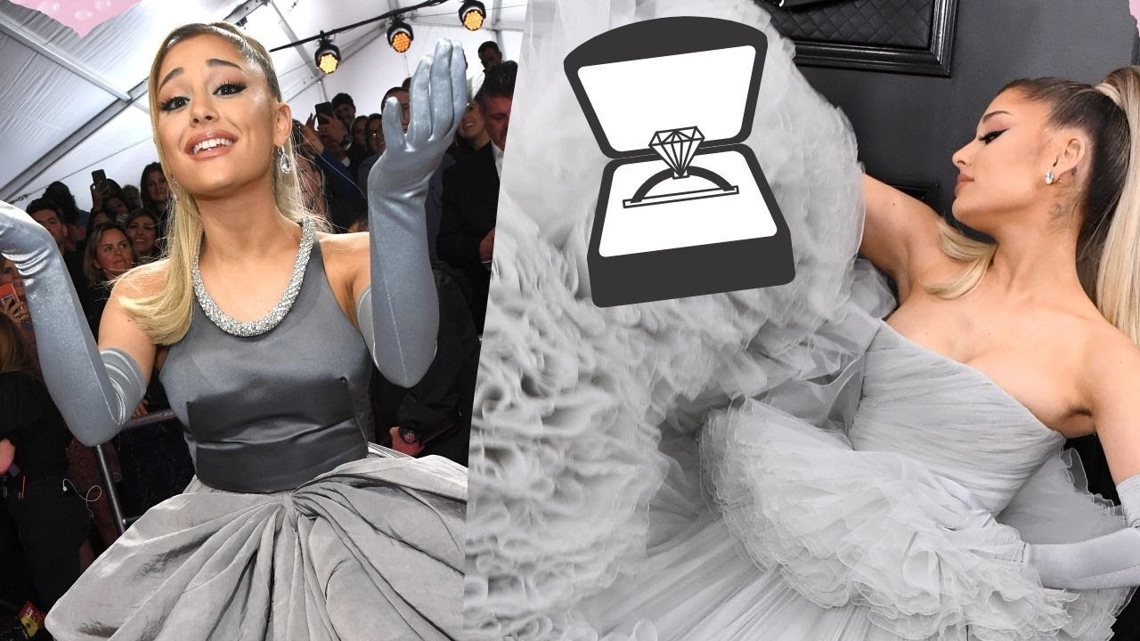 ¡Ariana Grande Guarda ‘El Anillo de Compromiso’ En Los Grammys 2020!
