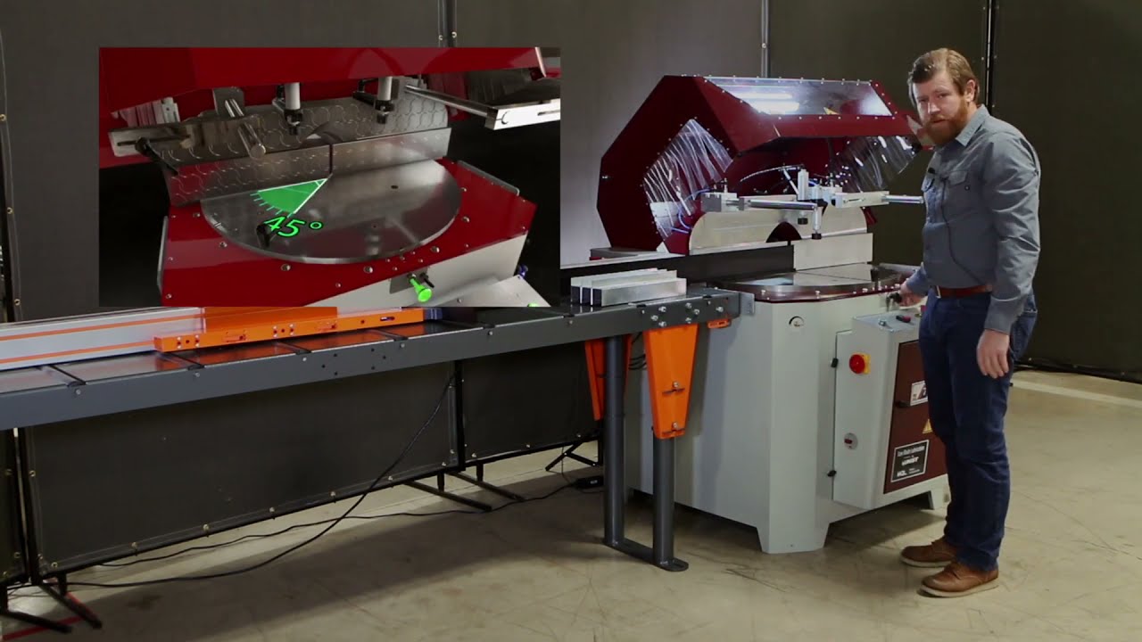 How do you cut aluminum extrusion with a miter saw - CRATER A550