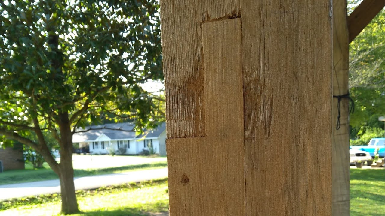 Union de viga de Madera sin clavos o tornillos