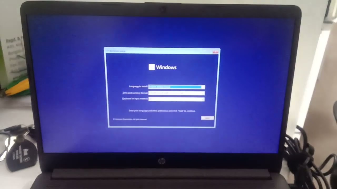Windows 11 Installation Procedure in HP 240 G8 Laptop