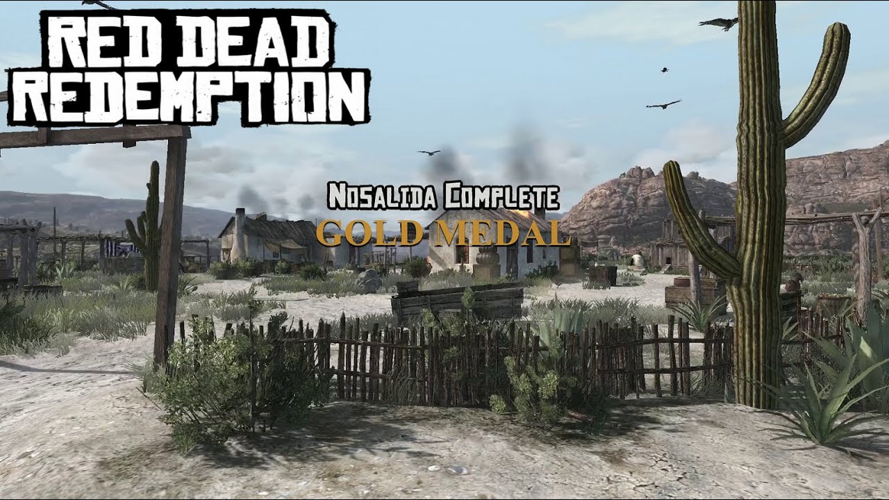 Red Dead Redemption - Nosalida Challenge [Gold Medal] (HD,60fps)