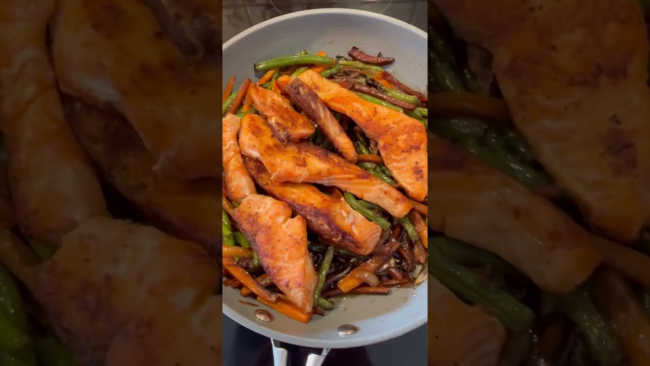 bagyobeans#carrots#salmon#lunch #shortvideo #norway #bisayavlog