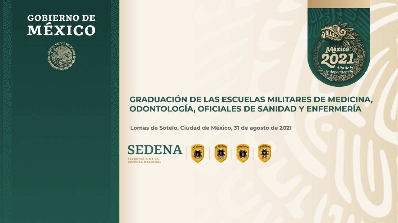 Graduación de las Escuelas Militares de Medicina, Odontología, Oficiales de Sanidad y Enfermería