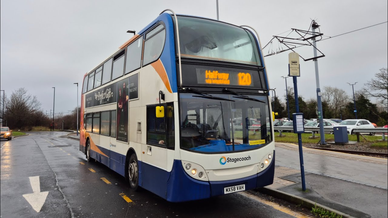 A return to the road!! Stagecoach Yorkshires 19451 MX58 VAH ADL Enviro 400 Trident 2