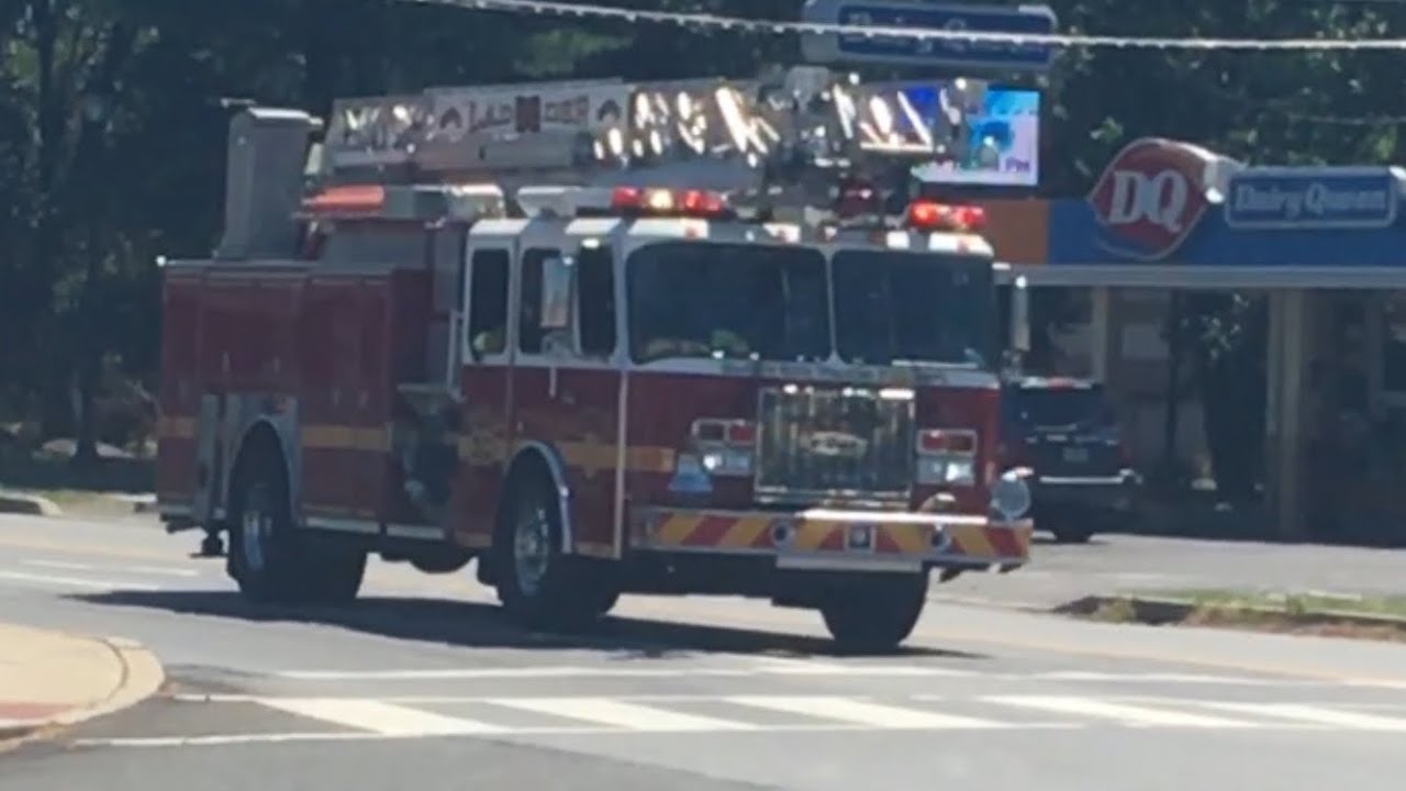 MHTFD Ladder 68, Command 68 & Claymont Fire Company Rescue 13 Responding 6-13-20