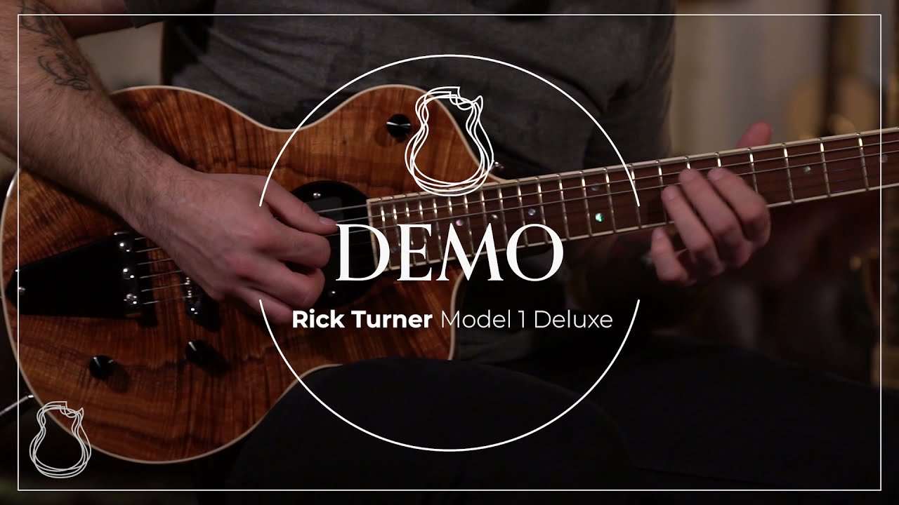 Rick Turner Model 1 Deluxe AAAA Koa Top demo
