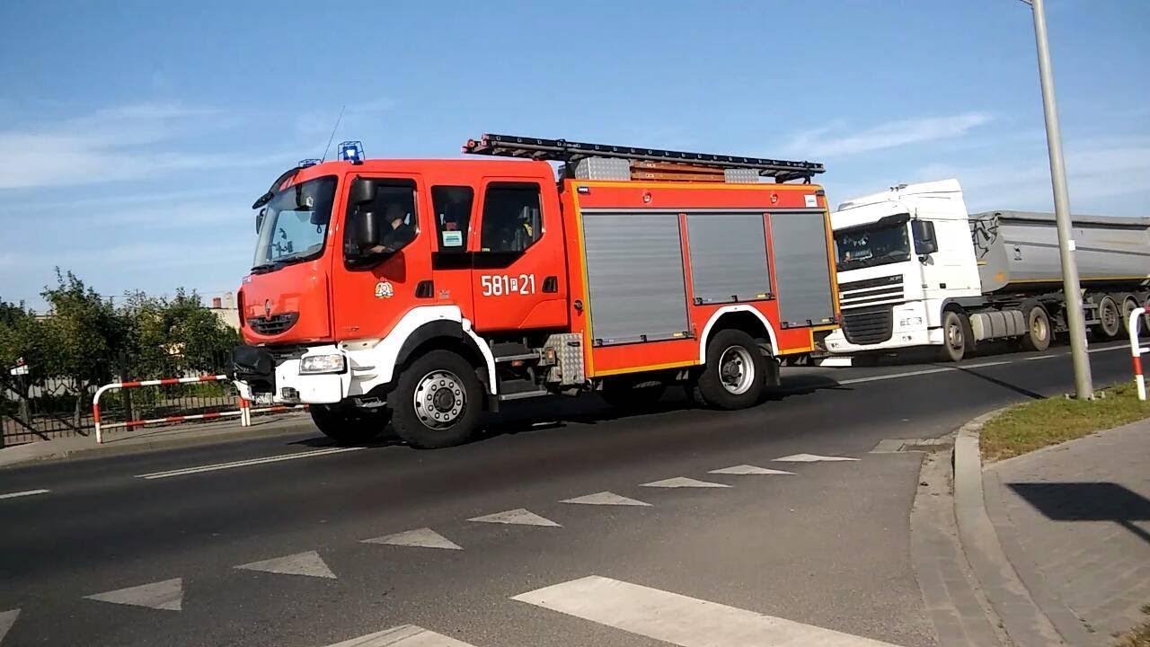 [ALARMOWO] Renault Midlum | zab. WISS | 581[P]21 GBA - JRG ze Słupcy - przez Strzałkowo