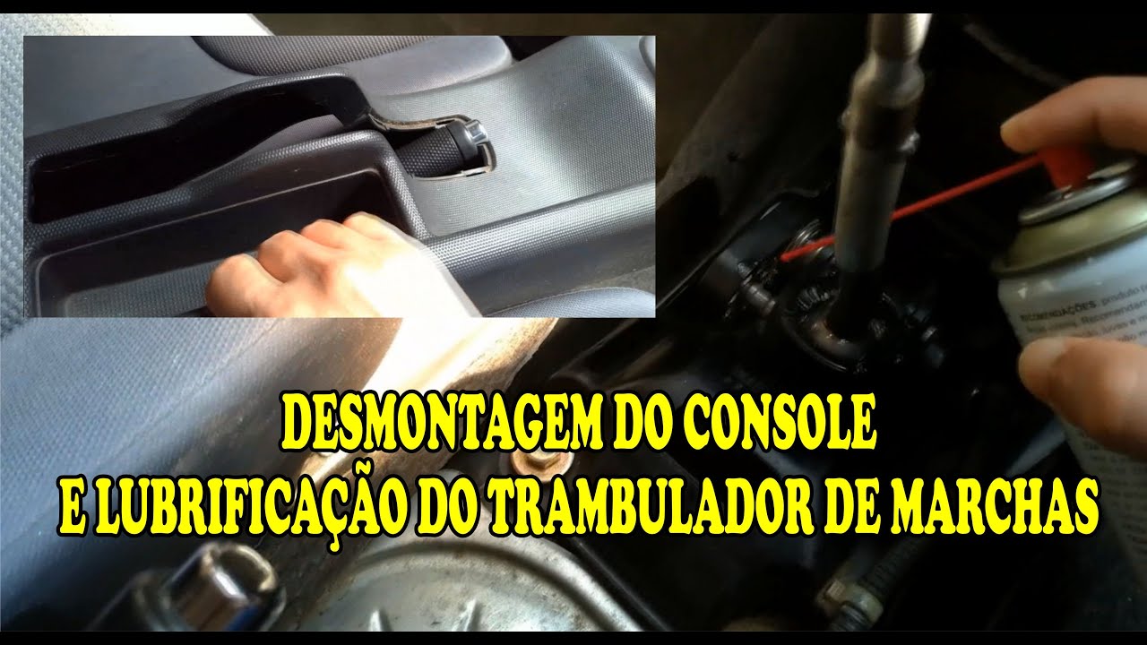 Desmontagem do Console do Honda Fit e Lubrificação do Trambulador de Marchas [PASSO A PASSO]